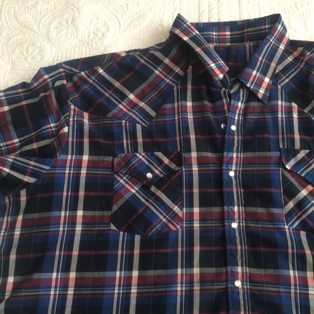 Men’s Vintage Western Button Down